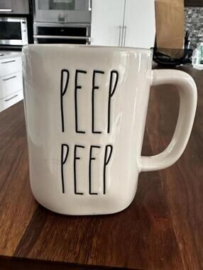 Rae Dunn Artisan Collection by Magenta 'Peep Peep' Mug